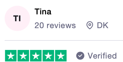 Trustpilot - Tina